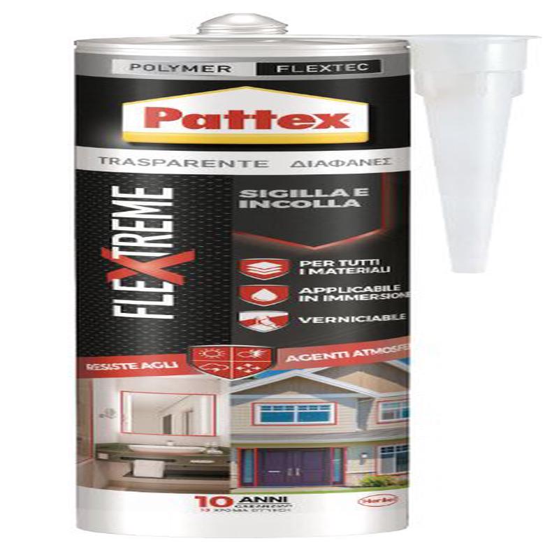 ASSEMBLY GLUE SEALANT ALL MATERIALS ALSO IMMERSION FLEXTREME TRANSPARENT 280GR