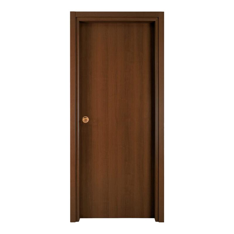 IDA DOOR TANGAN WALNUT 80X210 CM SLIDING INSIDE WALL BRASS HARDWARE