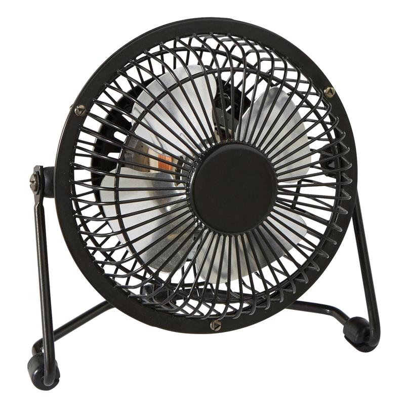 TABLE FAN DIA 10CM 15W BLACK EQUATION