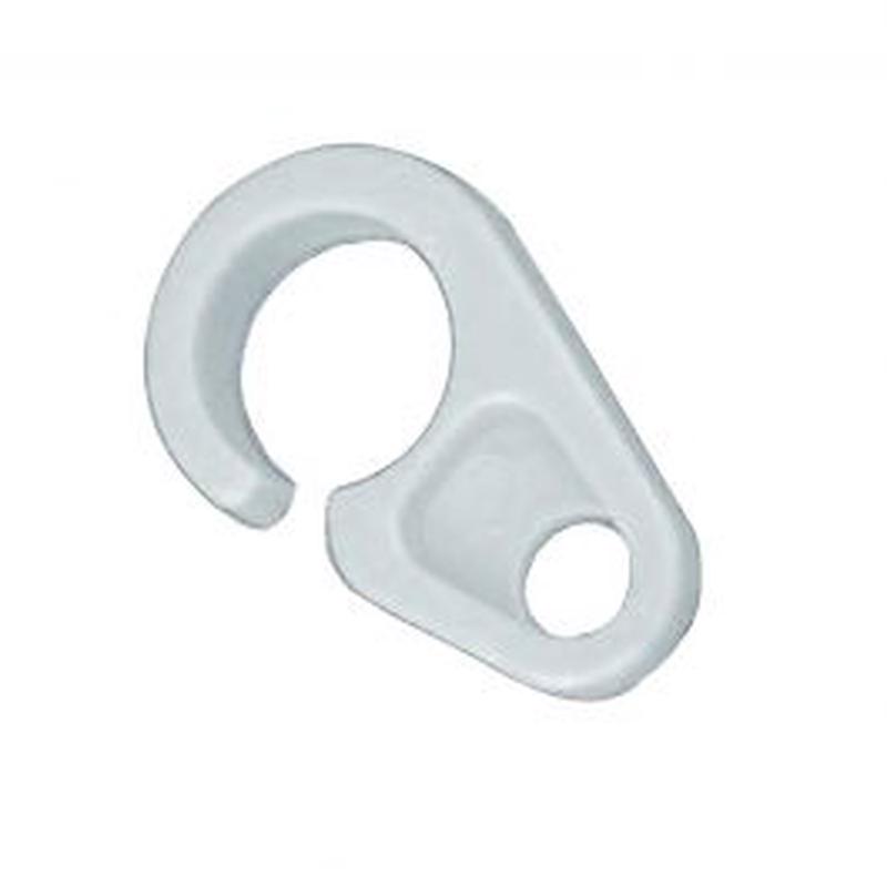 20 TRANSPARENT EYE HOOKS