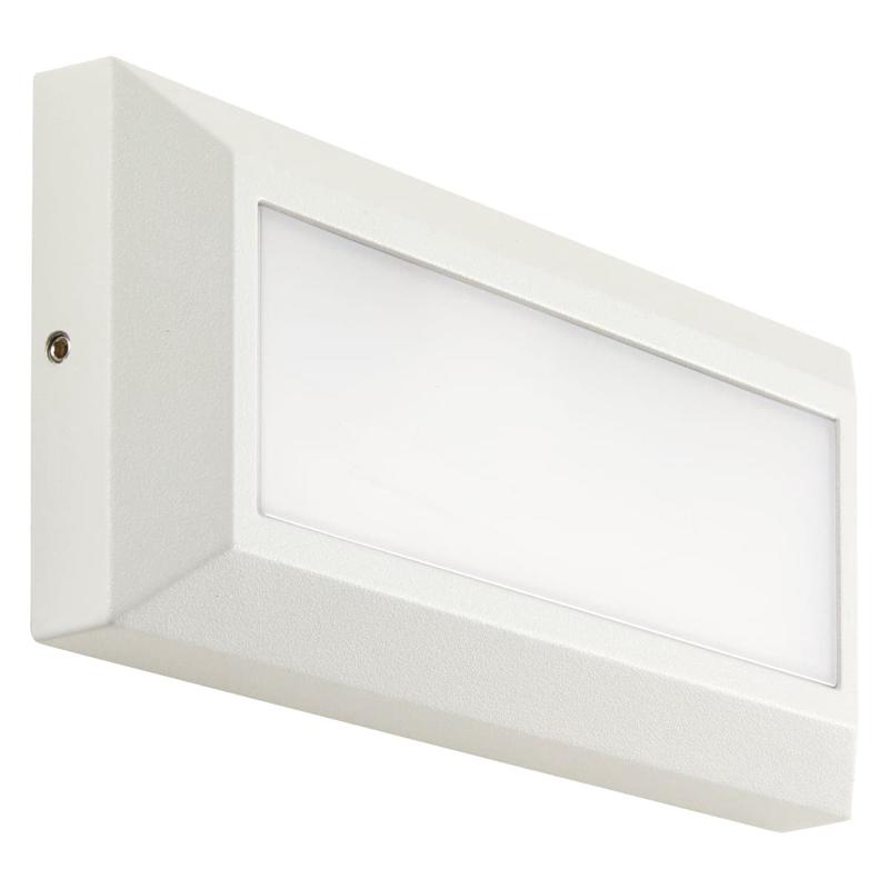 BRONSON RECESSED LIGHT ALUMINIUM WHITE 23x10x3.5 CM LED 8W LIGHT NATURAE IP44