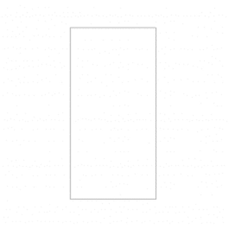 FLAT WHITE HOLE COVER