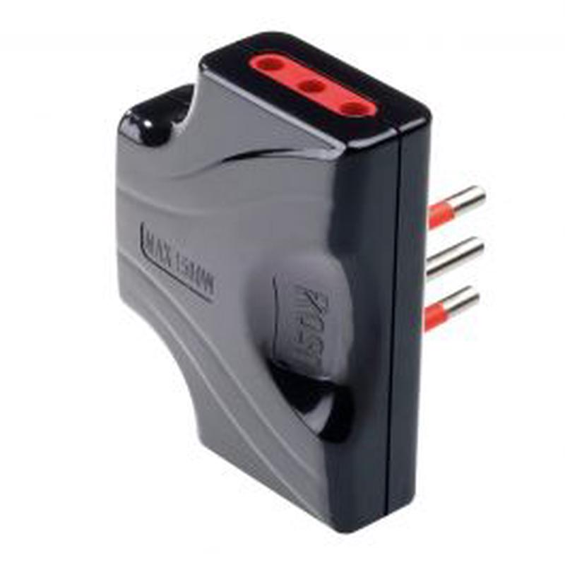 Triple flat adapter Italian plug2
