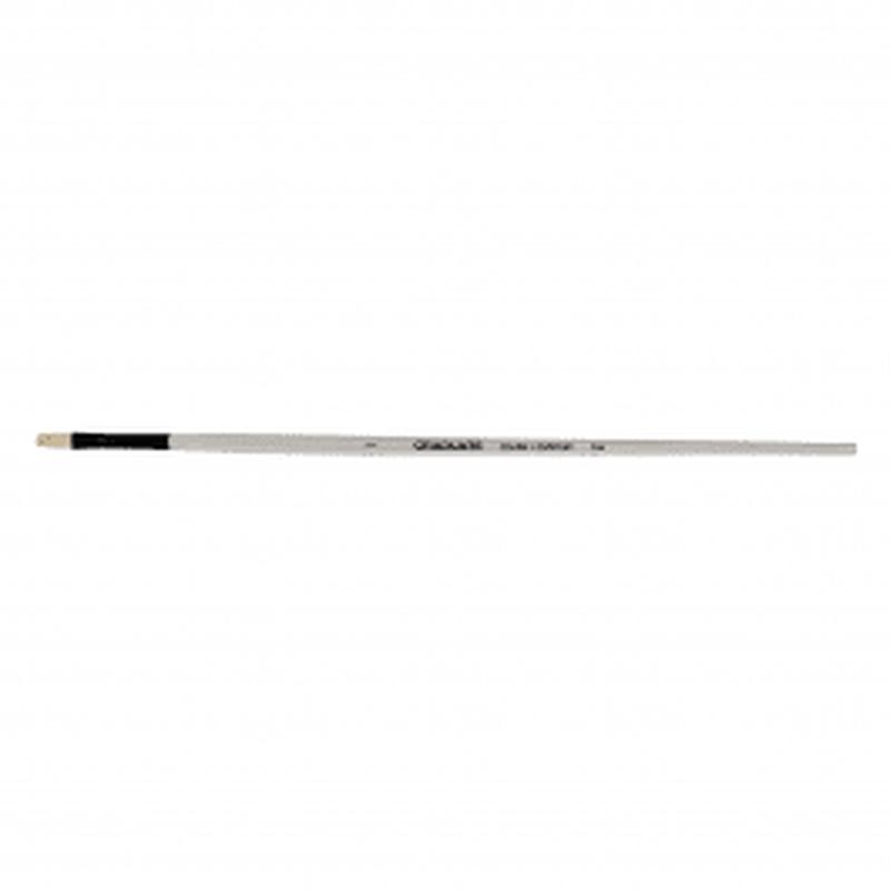 FLAT BRISTLE BRUSH N1 LONG HANDLE