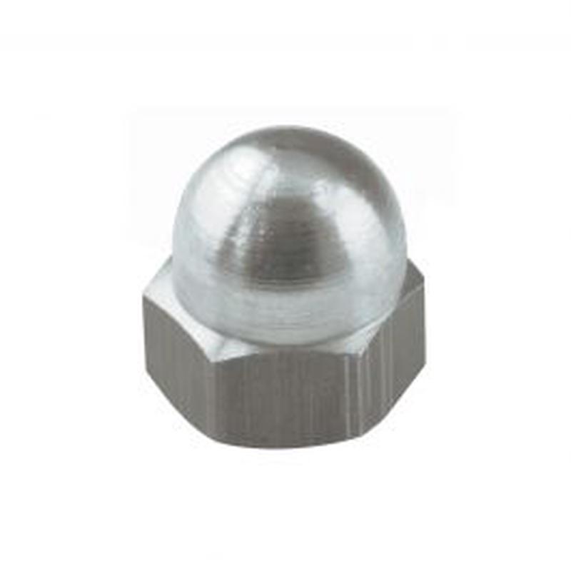 2 STAINLESS STEEL ROUND NUTS A4 DIAMETER 10