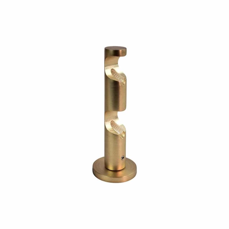 DOUBLE STAND OPEN MANHATTAN SATIN GOLD 12CM D20