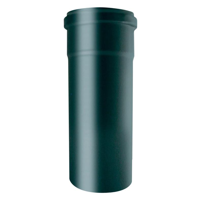 STEEL PELLET TUBE THICKNESS 1.2 MM L250 DIA100 MM ENAMELLED BLACK