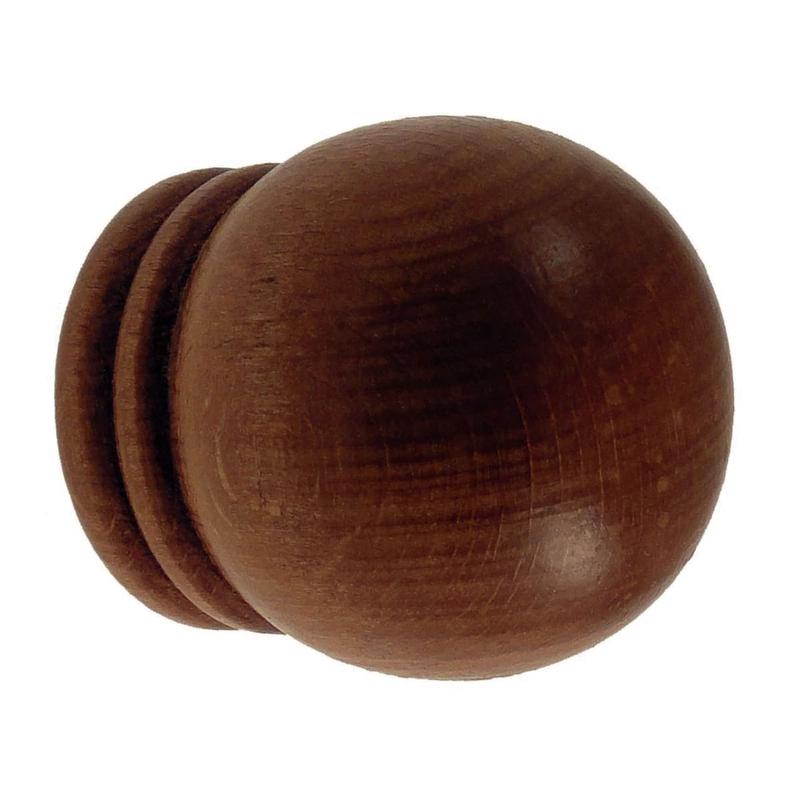 FINIALS LONDON BALL CHERRY WOOD D28 CM