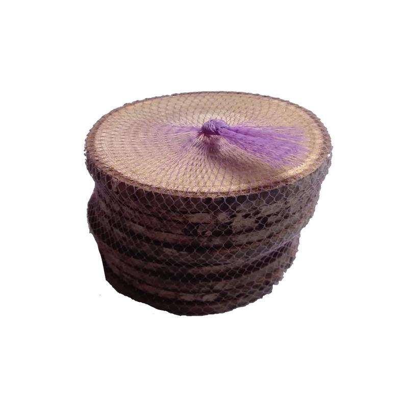 10 WOODEN WASHERS DIAMETER 5/6 CM THICKNESS 10 MM