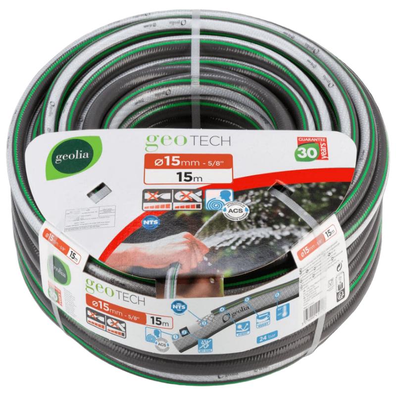 GEO TECH HOSE NTS 5 LAYERS - FOOD GRADE - 15 MM - 15 M