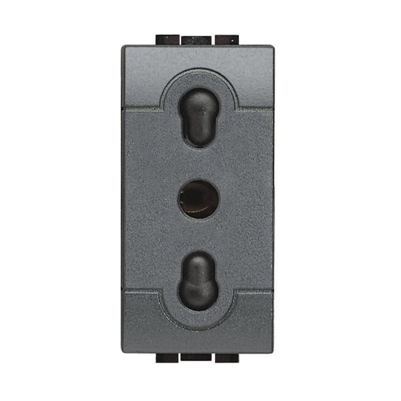10/16A LIVING LIGHT ANTHRACITE SOCKET