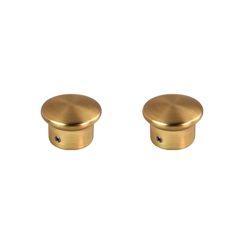 MANHATTAN FINIALS SATIN GOLD CAP D20