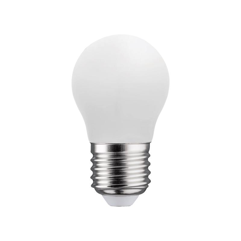 LED BULB E27=60W FROSTED SPHERE WARM LIGHT