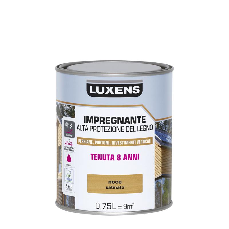 WATER-BASED WOOD PROTECTIVE IMPREGNATING AGENT WALNUT HIGH PROTECTION LUXENS 750 ML