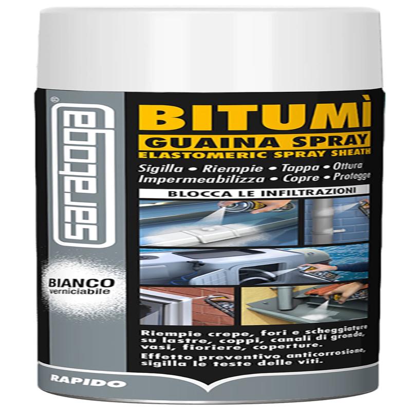 WHITE BITUMEN SHEATHING SPRAY 500ML