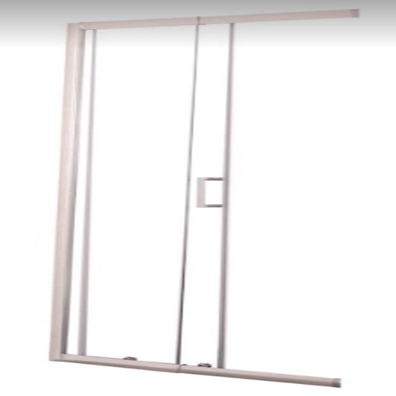 1 SIDE SHOWER ENCLOSURE NIKY 68-78 CM CLEAR GLASS CHROME PROFILES
