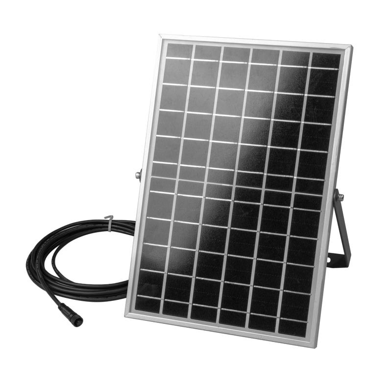 YONKERS SOLAR PROJECTOR PLASTIC BLACK LED 126W NATURAL LIGHT IP54