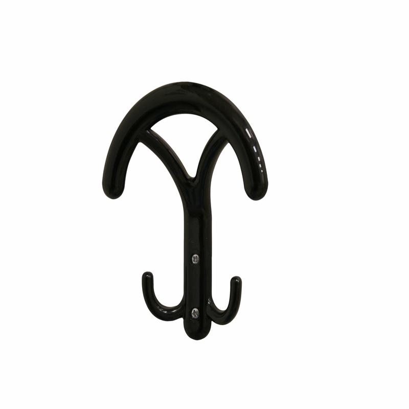 WHITE NYLON COAT HANGER DIMENSIONS H140X115MM