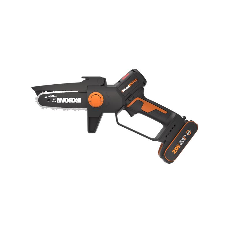 WORX BATTERY OPERATED 20V MULTIFUNCTION PRUNER 12CM BLADE WITH QUICK BATTERY CHARGER