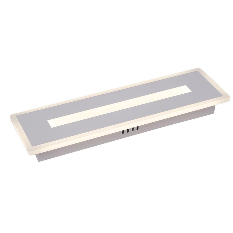 WALL SCONCE TESSA METAL WHITE 30X12CM LED 18W CCT
