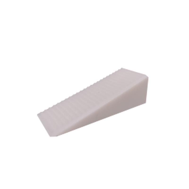 WHITE ADHESIVE DOORSTOP WEDGES, 2 PIECES