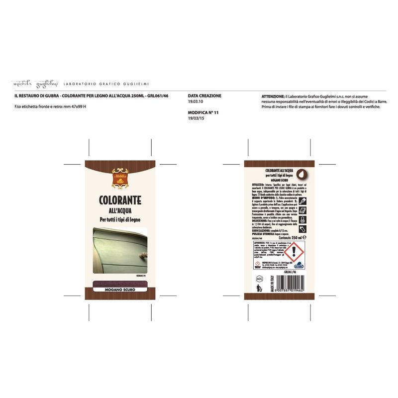 WATER BASE DYE WALNUT MEDIUM 250ML