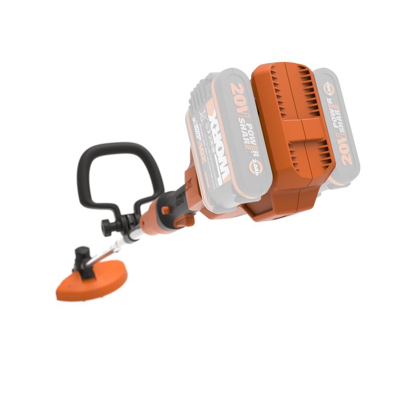 WORX 40V CORDLESS BRUSHCUTTER CUT 33 CM BATTERY AND CHARGE NOT INCLUDED