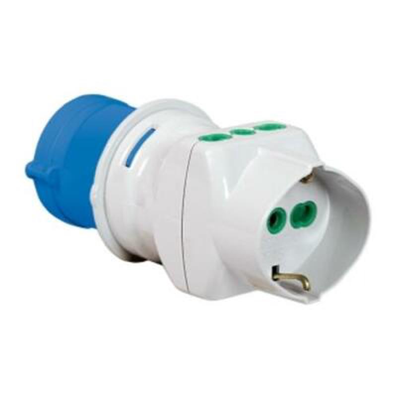 Industrial Adapter Plug 2P+T 16A 20