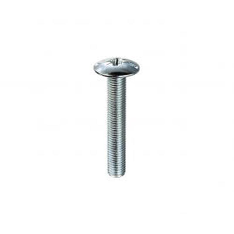 *POZI ZINC B M6 LARGE ROUND HEAD SCREWS