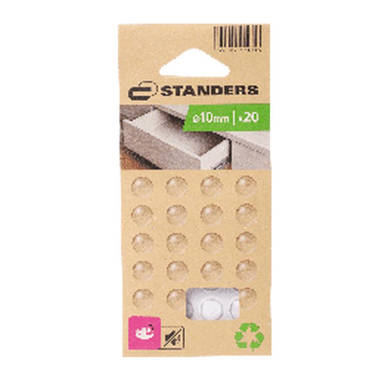 20 ADHESIVE BUMPERS X DRAWERS. 10MM