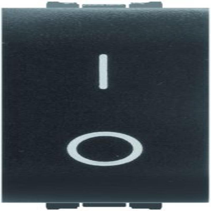 16A FLEXI DOUBLE POLE SWITCH BLACK