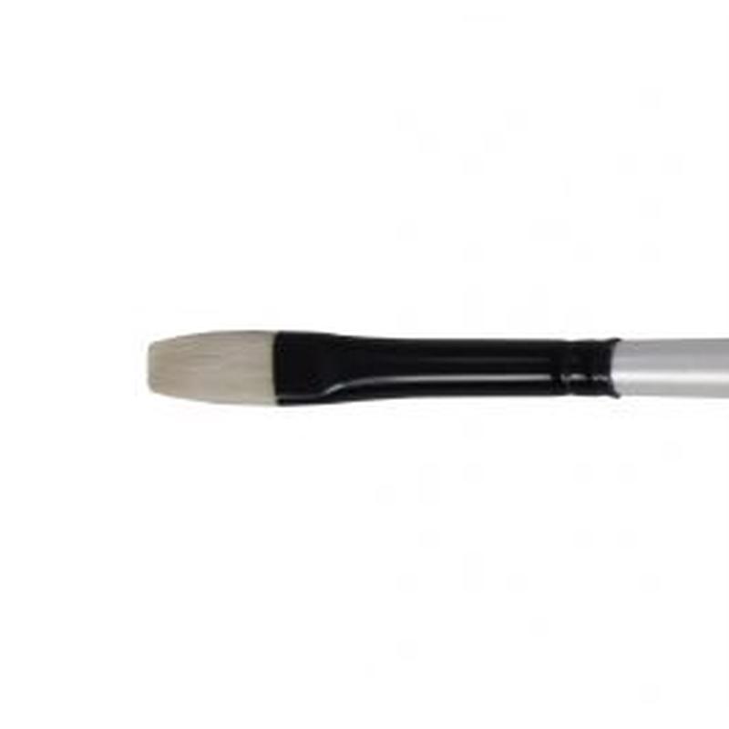 FLAT BRISTLE BRUSH N4 LONG HANDLE