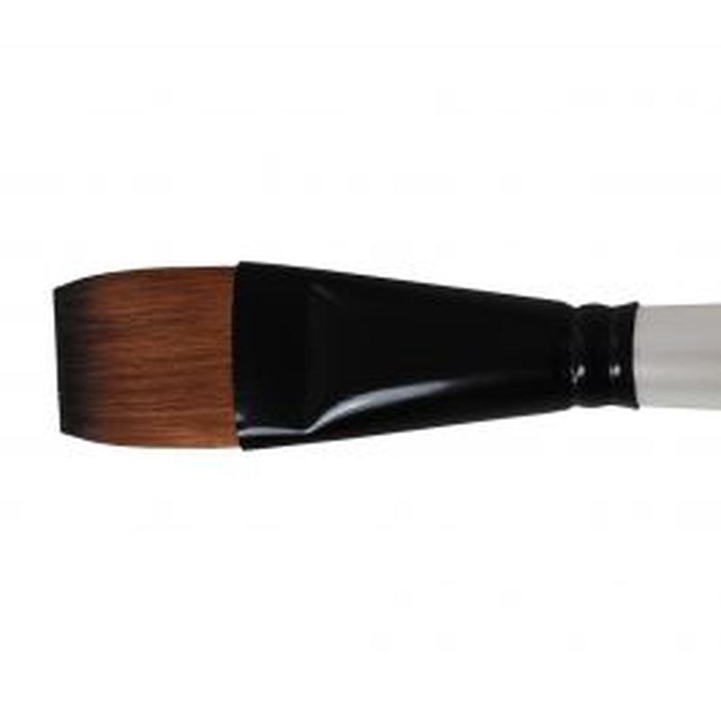 SYNTHETIC FLAT BRUSH N1 CORT HANDLE