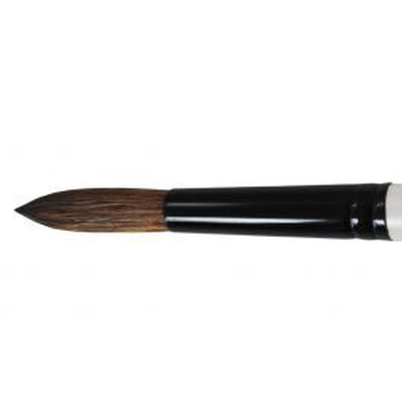 ROUND PONY BRUSH N18 SHORT HANDLE