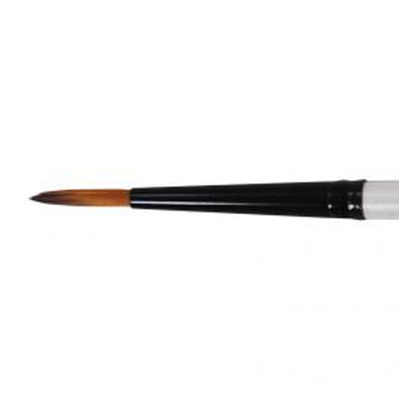 SYNTHETIC ROUND BRUSH N4 SHORT HANDLE