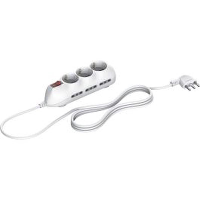 RISING CABLE EXTENSION SOCKET 1.5M WITH SWITCH