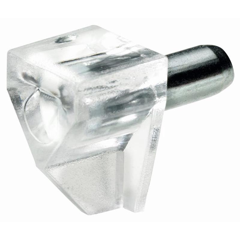 TRANSPARENT PLASTIC SAFETY SHELF BRACKETS D