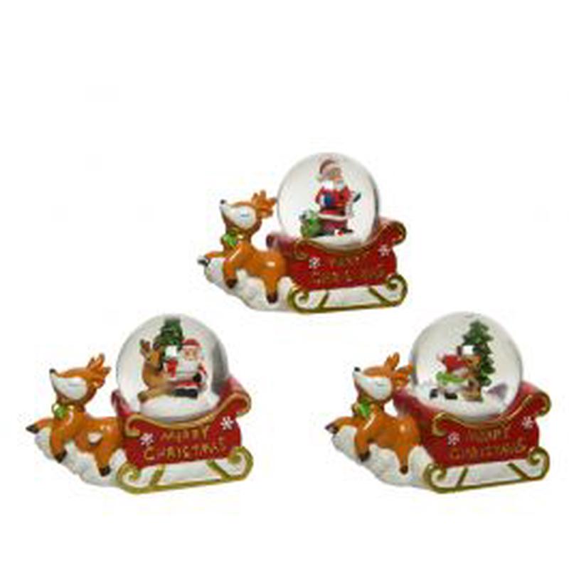 SNOWY SPHERE WITH SLIDE H6.7 CM SOGGET