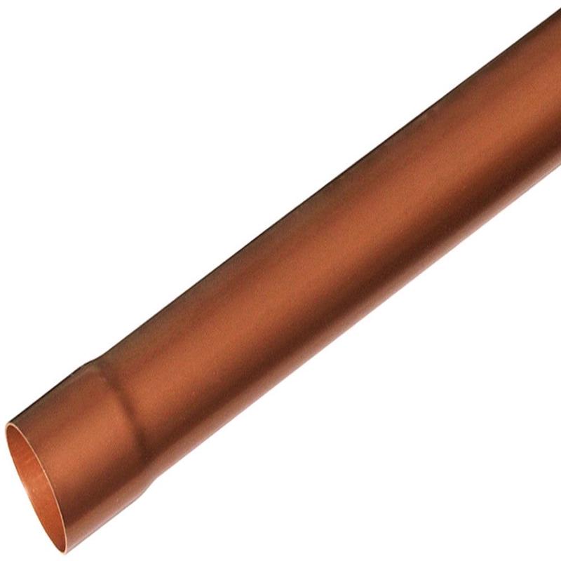 Rainwater Downpipe DIA 80 MM L 1 MT Copper Coated