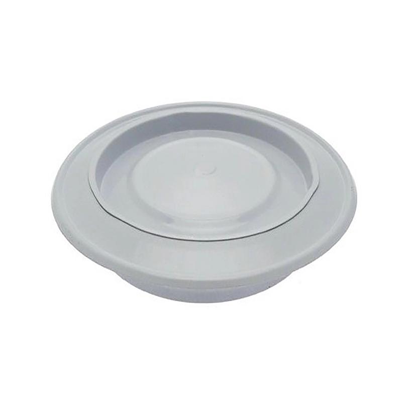 White Aluminum Rosette Diameter 130 MM