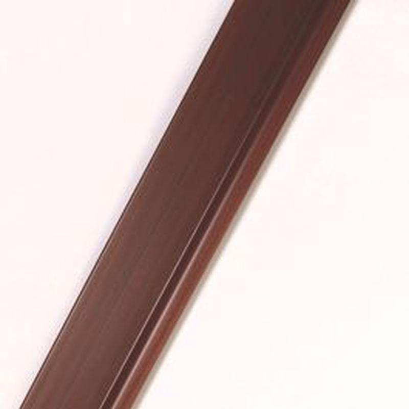 PVC SKIRTING BOARD 08X70X2000 W/FOOT MAHOGANY