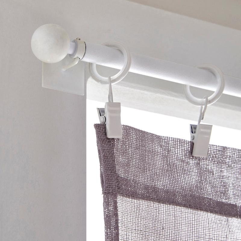 10 ANELLI CON CLIP BIANCO