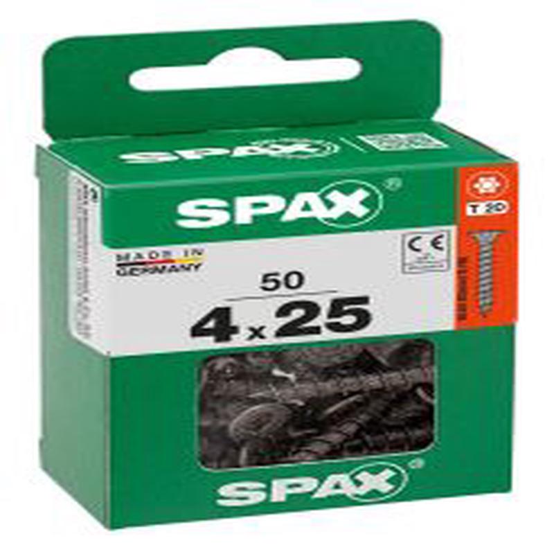 SPAX TSP T-STAR PLUS BLACKS 4X25 M 50 PCS