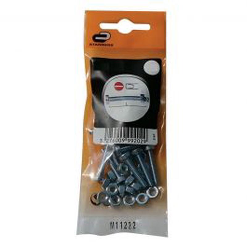 12 T.CYLINDER BOLTS ACC ZINC 6X20