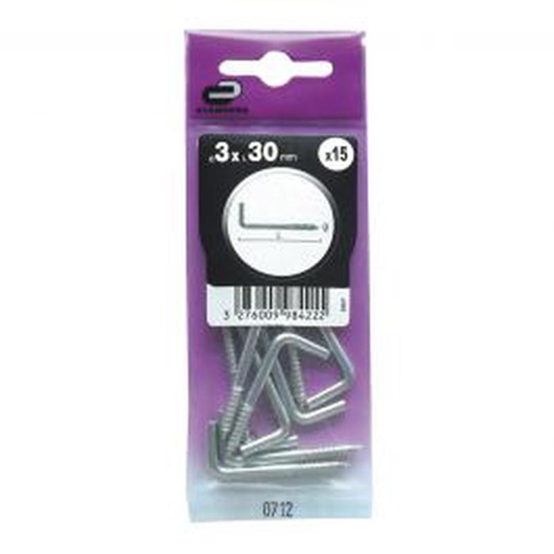 15 GALVANIZED STEEL SCREW GATE3X30