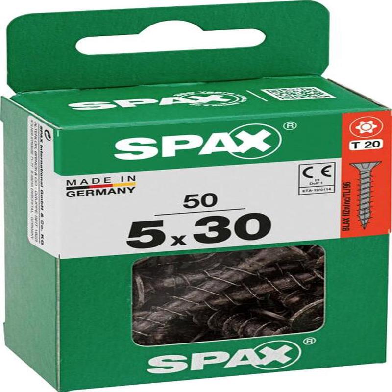 SPAX TSP T-STAR PLUS BLACK 5X30 M 50 PCS