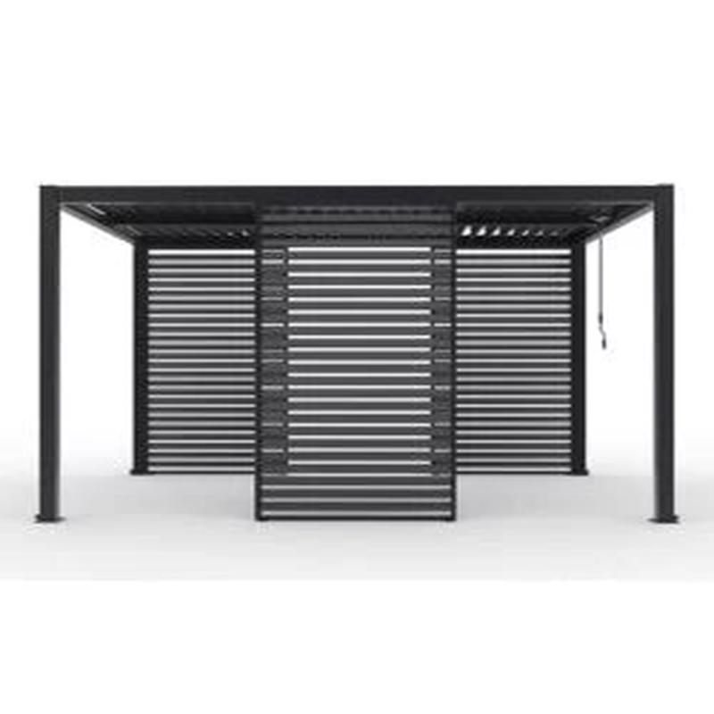 ANTHRACITE VENETIAN BLIND PANEL WITH INCLI