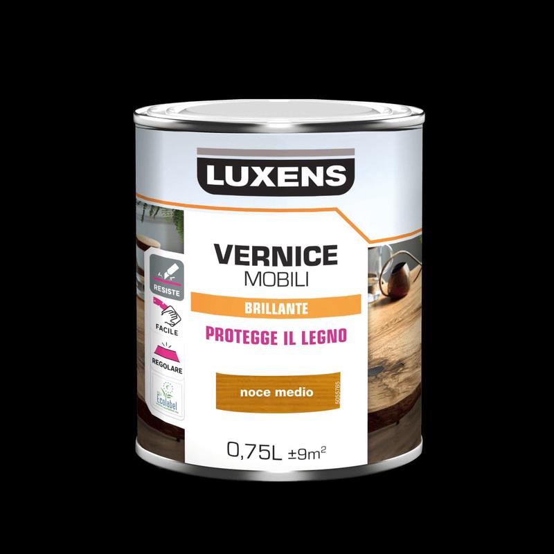WALNUT MEDIUM GLOSS WOOD VARNISH 0,LT LUXENS