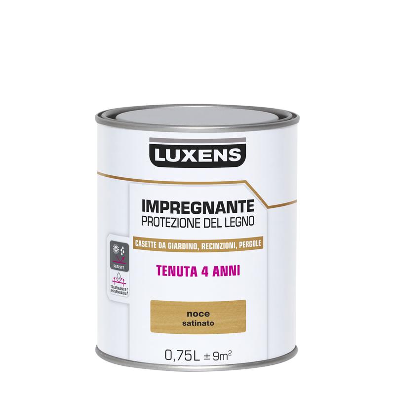 WATER-BASED WOOD PROTECTIVE IMPREGNATING AGENT WALNUT LUXENS 750 ML
