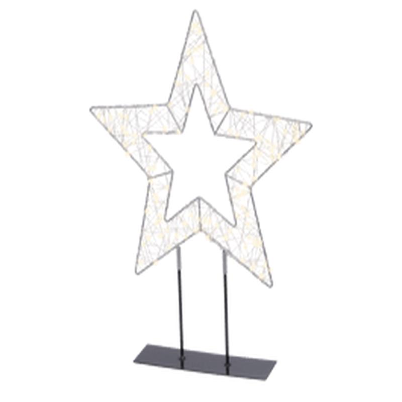 STAR WITH MICROLED METAL BASE 47 X